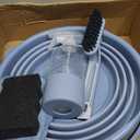 SIMPLEMADE Collapsible Bucket Cleaning Set - Includes 2 Foldable Buckets, Spray Bottle, Rag, Scrubbing Brush and Sponge - Holds Up to 10 liters, Easy Storage, All-Purpose Cleaning Solution (Blue)