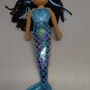 Linzy Toys,Aria Mermaid Doll, Soft Plush Mermaid, Blue, 18" Mermaid Toys for Little Girls, Sirenas Plush (89002)