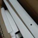 HDPE Corner Shower Stool for Shaving Legs, Waterproof Shower Stool with Storage Shelf for Bathroom,White