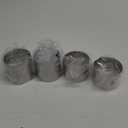 Hilsita 4 Pcs Cake Ring Molds, Seamless Stainless Steel For Baking, 3 inch Cooking Rings, Dessert Mousse Molds Baking Tools, 4 Rings