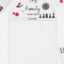 Acrylic Engraved Game Night Score Tracker, Transparent