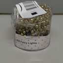 Mudder 13 ft 40 LED Christmas Light Pearl Berry Beaded Garland String Light for Indoor Outdoor Festive Birthday Party Wedding DIY Home Mantel Decoration 2 Flicker Modes (Gold)