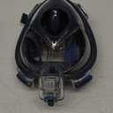 Full Face Snorkel Mask Adults with Ear Pressure Equalizer, Fully Enclosed CO2 Outflow, Silicone Bonding Anti-Leak&Fog,Buckle Folding for Portability (Large-X-Large, Navy Blue)
