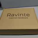 Ravinte 25 Pairs 50 Packs Full Overlay Cabinet Door Hinges,105 Degree Adjustable Concealed Kitchen Cabinet Hinges Soft Close for Face Frame Cabinet