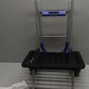 dbest products Bigger Trolley Dolly, Blue Shopping Grocery Foldable Cart