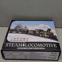 BainGesk Train Set, Christmas Train Set with Steam, Lights and Sounds, Train Sets for Around The Christmas Tree, Electric Train Toys for 3 4 5 6 7 8 Year Old Kids, Gifts for Boys & Girls Christmas