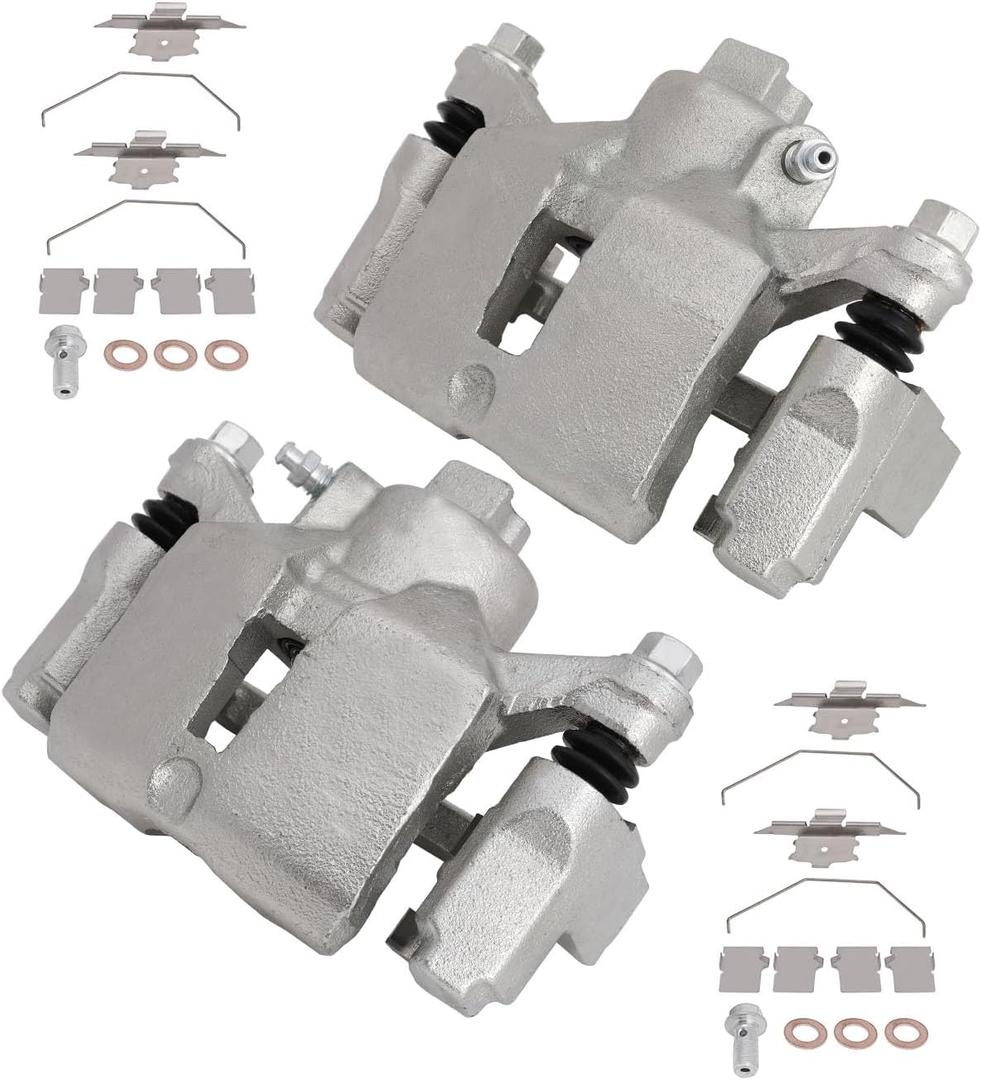 cciyu 18B4644 18B4645 Rear Left & Right Brake Calipers With Bracket For Buick,For Chevy,For Oldsmobile,For Pontiac
