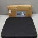 20" Gel Seat Cushion for Long Sitting(Jumbo&Thick)  Office Chair Cushion  Wheelchair Cushions for Pressure Sores  Non-Slip Desk Chair Car Seat Cushion Driving  Sciatica & Back Pain Relief (Black)