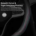 Car Steering Wheel Cover for BMW X3 X5 X7 3 5 Series 328i 528i 535i 530i 540i 320i 330i 325i X1 X2 X4 X6 1 2 4 6 7 8 Series e90 e60 f30 Accessories, 2026 Leather Black (Red Blue)
