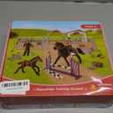 Horse Stable Playset, Horse Toys Set for Girls and Boys with Rider, Farm Animal Figurines Barn Toys, Pretend Play for Kids 3-5 6 7 8-10 Birthday Gifts