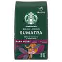 Starbucks Ground Coffee, Dark Roast Coffee, Sumatra, 100% Arabica, 1 bag (18 oz) (EXP 10/07/25)
