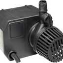 Spaces Places G535AG 575 GPH, Max Height 13' Pond Pump, Black, 575 Gallons Per Hour