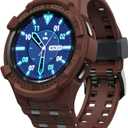 T-ENGINE Case Compatible with Galaxy Watch 4 Classic 46mm (2021), Not for Galaxy Watch 46mm in 2018 Version (Coffee)