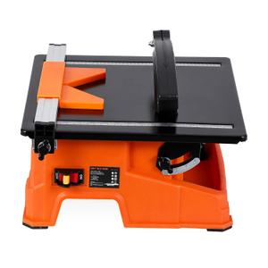 7 inch Wet Tile Saw, PeakPursuit 6500 RPM & Pure Copper Motor, Bevel cuts tile from 0 to 45, Tile Cutter Wet Saw with Water Reservoir for Cutting Tiles and Stones, for DIY Enthusiasts