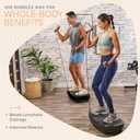 Lifepro Rumblex Max 4D Vibration Plate Exercise Machine Whole Body Vibrating Machine with 3 Motors, 500 lb Capacity & Resistance Bands Vibration Platform for Lymphatic Drainage & Muscle Toning