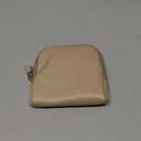 VLANDO Small Travel Jewelry Case,Wedding Gifts for Women,Jewelry Pouch Bags with Zipper,Velvet Jewelry Organizer Storage Bag for Bracelet Rings Earring-Cream White