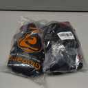 2 x Glooarm 3 Pairs Winter Gloves for Men Women Thick Cashmere Magic Winter Gloves Knit Stretchy Mittens Unisex Adults Gloves (Medium, Black, Middle Gray, Burgundy)