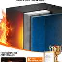 𝐔𝐩𝐠𝐫𝐚𝐝𝐞𝐝 𝟐𝟎𝟐𝟔 Fireproof Safe Box| 𝟏𝟕𝟎𝟎°𝐅 𝟑𝟓-𝐌𝐢𝐧 Protection| 2.8 Cuft Fire Proof Digital Home Safes with Smart Alarm System, Bolt-Down Design| for Documents Jewelry Electronics