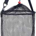 5 Gallon Collapsible Mesh Bucket for Live Fishing Bait, Live Bait Holder, Minnow Bucket, Fishing Bait Trap to Keep Minnows, Small Fishing Basket for Caught Fish