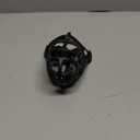 BARKLESS Dog Muzzle, Basket Muzzle for Biting, Chewing and Scavenging, Humane Cage Mouth Cover, Perfect for Grooming and Training Small Aggressive Reactive Dogs (S, Black)