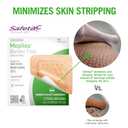 Mepilex Border Flex 4 x 4 in (10 x 10 cm) Hospital Grade Dressings for Skin Tears, Minor Burns and Cuts Waterproof Adhesion for Up to 7-Day Use