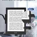 Kindle Holder with Remote Page Turner | Hands-Free Stand for Reading in Bed or Desk Compatible with Kindle Paperwhite, Oasis, iPad, iPhone, and More | Fits Devices from 4.5 to 10
