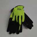 BOSS Men's Task 2-Pack High Performance Synthetic Leather Palm Work Gloves, High Dexterity, Knuckle Padding, Comfort, Abrasion Resistant, Yellow, Large, (B52021-L3P)