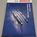 BOSCH BE537H Blue Ceramic Disc Brake Pad Set With Hardware - Compatible With Select Acura CL, CSX, ILX, RSX, TL, TSX, Vigor; Honda Accord, Civic, CR-Z, Prelude, S2000; Suzuki Kizashi, SX4; REAR