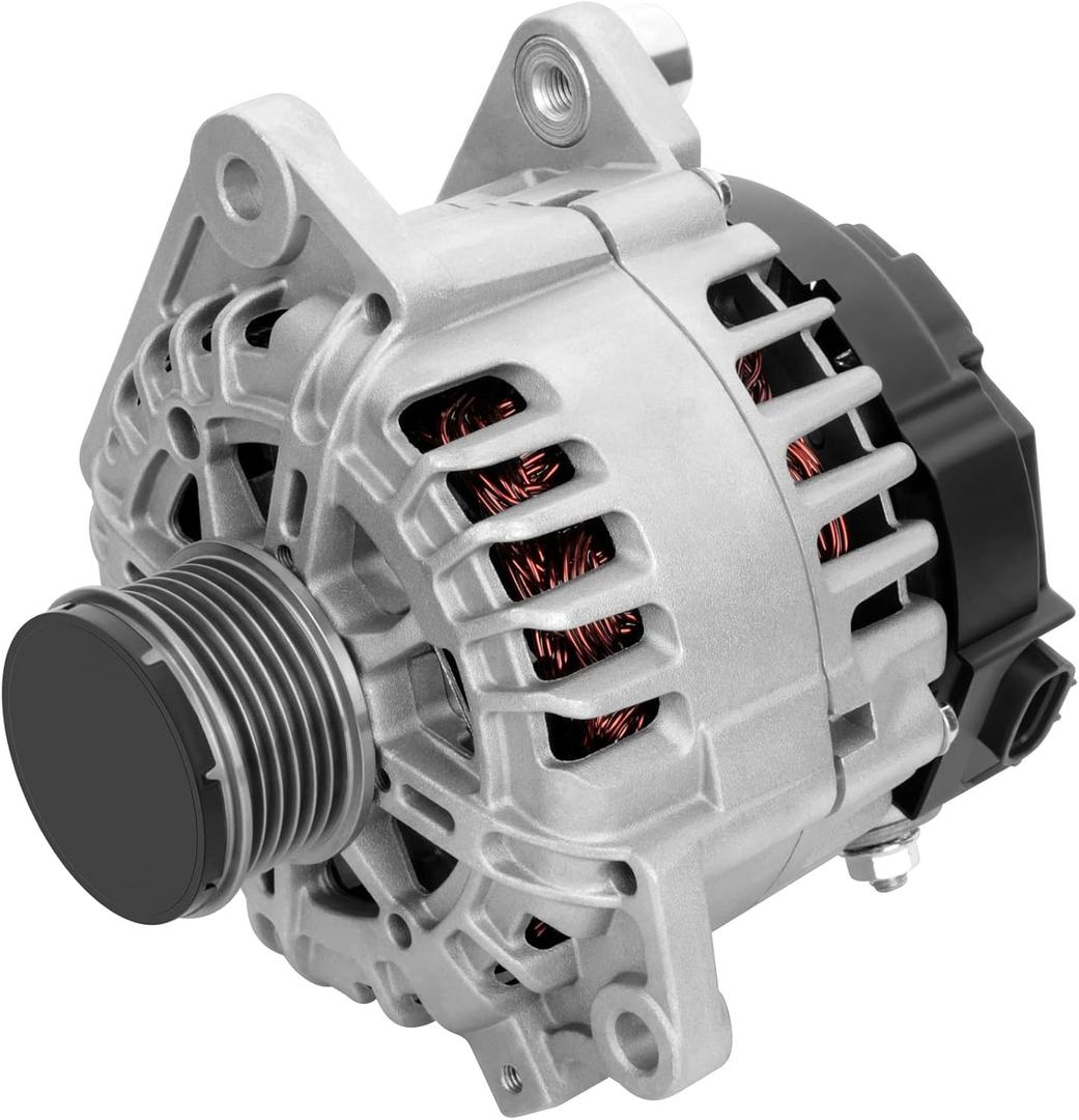 New Alternator Compatible for Nissan for Sentra L4 2.5L 2007-2012 for Nissan for Altima L4 2.5L 2007-2012, High Output Alternator Replace OE# AVA0074, 11258N, 23100JA02A, 23100-JA02B, TG12C032