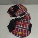 Kuoser Waterproof Dog Coat, Reversible Dog Jacket for Medium Dogs, Adjustable Durable Doggie Winter Coat Warm Puppy Cold Weather Apparel from Small to Large Breed, Red M (Medium (Pack of 1))