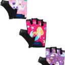 3 Pairs Kids Bike Gloves Kids Half Finger Fingerless Workout Gloves Non-Slip Gel for Bike Motorcycle (3 - 5 Years)
