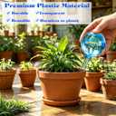 MOONSOUND Self Watering Globes for Plants - 10pcs Automatic Watering Bulbs for Indoor & Outdoor Potted Plants, Vacation Plant Care, Water Conservation Device