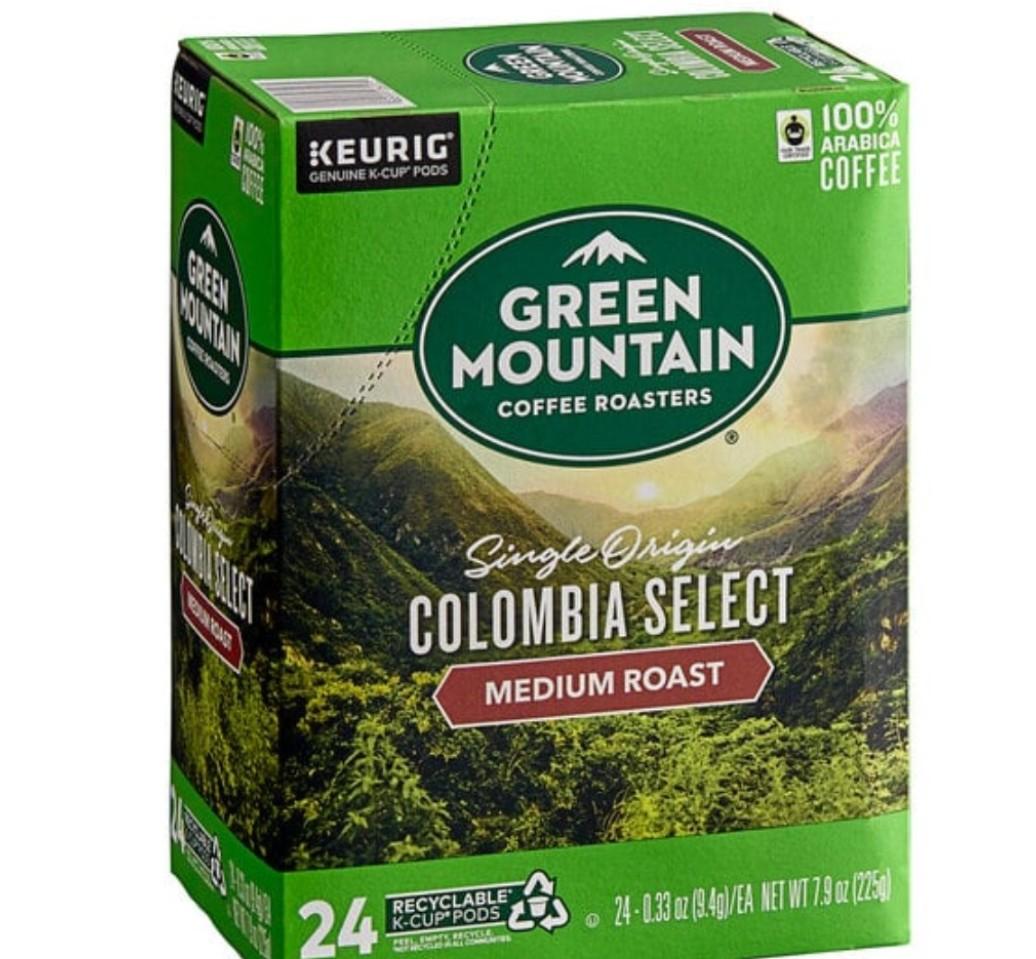 Green Mountain Coffee Roasters Colombia Select Single Serve Keurig® K-Cup® Pods - 24/Box, Best By: 09/23/2025