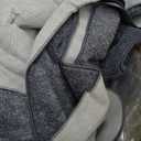 FinRèc 8x10 Washable Area Rugs for Bedroom Living Room, Low Pile Thin Rug Solid Color, Non-Slip Carpet Indoor for Home Decor (Navy Blue)