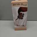 Travel Blow Dryer Brush in one, Dual Voltage 110V-240V Mini Hot Air Brush, Hair Trends Nano Titanium 2 Inch One Step Hair Dryer and Styler Volumizer Oval Shape (White & Rose Gold)