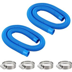 Pool Pump Hoses for Above Ground Pool - 1.25 x 41 Inch Hose Fit for In tex Pool Filter Pump 607 635 637, Replacement Tubes for Cole man 32mm Hoses, 3 Pcs & 5 Clamps Pool Pump Hoses for Above Ground Pool - 1.25 x 41 Inch Hose Fit for In tex Pool Filter Pump 607 635 637, Replacement Tubes for Cole man 32mm Hoses, 3 Pcs & 5 Clamps
