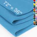 XSEINO Sky Blue Large Felt Fabric 72" X 36 "(2 Square Yards), 1.4 mm Thick Soft Felt Fabric Sheet for Crafts, Blue Series Colors Soft Nonwoven Fabric, Fit for Decoration, Sewing, DIY Crafts