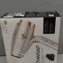 INFINITIPRO BY CONAIR SmoothWrap Hair Dryer with Diffuser | Blow Dryer for Less Frizz, More Volume and Body | With Advanced Plasma and Ceramic Technology | Pink Champagne (1 Count (Pack of 1))