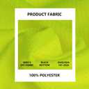 FONIRRA Safety Reflective Shirts for Men High Visibility Long Sleeve ANSI Class 3 Hi Vis Construction Work T Shirts with Hood (S)