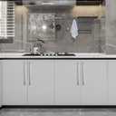 10 Pack 11-1/3 inch(288mm) Brushed Satin Nickel Kitchen Cabinet Handles Knurled Cabinet Pulls Drawer Pulls Kitchen Hardware