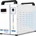 Cloudray Water Chiller CW-3000 for CO2 Laser Engraver & Cutting, Laser Chiller, Industrial Water Cooler,with 9L Water Tank Capacity Max. Pump Flow 10L/min 50W/ Cooling