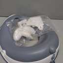 ANGELBLISS Baby Potty Training Toilet Seat with Soft Cushion Handles, Haute Collection, Double Anti-Slip Design and Splash Guard for Boys and Girls (Blue)