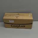 CozyLux Queen Comforter Set Black, 3 Pieces Solid Comforters Queen Size Breathable Quilted Bedding Sets, Luxury Soft Microfiber Down Alternative Comforter for All Season (1 Comforter & 2 Pillowcases)