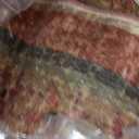10x14 Area Rug - Washable Ultra-Thin Carpet Non-Slip Crimson Red