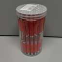 30PCS Retractable Gel Pens for Journaling, 0.5mm Ink Pens for School Office Suppliers, Fine Point Smooth Writing Pens. (Red)