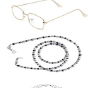 Old Lady Costume Set Grandma  Cap Madea Granny Glasses Eyeglass Chains Cords Faux Pearl Bead Necklace Cosplay Set 4 Pieces