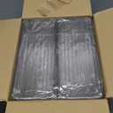 Hudgan 8 Pack Clear Plastic Drawer Organizers Set, Stackable Deep Drawer Organizer for Makeup Vanity and Desk, 2 Sizes Tall Bathroom Drawer Organizer