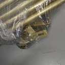 Gold Extra Long Curtain Rods 120-inch to 170-inch, 1 inch Heavy Duty Drapery Rod for Outdoor Patio, Living Room, Bedroom, Sliding Door, Modern Adjustable Curtain Pole 10-14ft