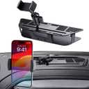 Surfcabin Dash Platform Phone Mount Compatible with 2019 2020 2021 2022 2023 2024 2025 Chevy Silverado & 2019-2021 GMC Sierra 1500 Accessories Metal Cell Phone Holder
