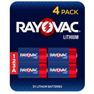 Rayovac - Photo Lithium Batteries Size 123A 3V, 4 Pack